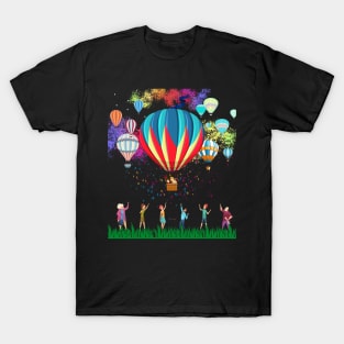 ballon's festival funny art T-Shirt